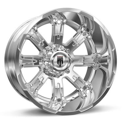 American Truxx AT154 Bomb Wheel, 22x14 with 8 on 180 Bolt Pattern - Chrome - 154-22478C-76